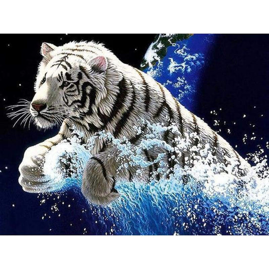 New Dream Photo Animal Tiger 5d Diy Diamond Painting Kits VM9075