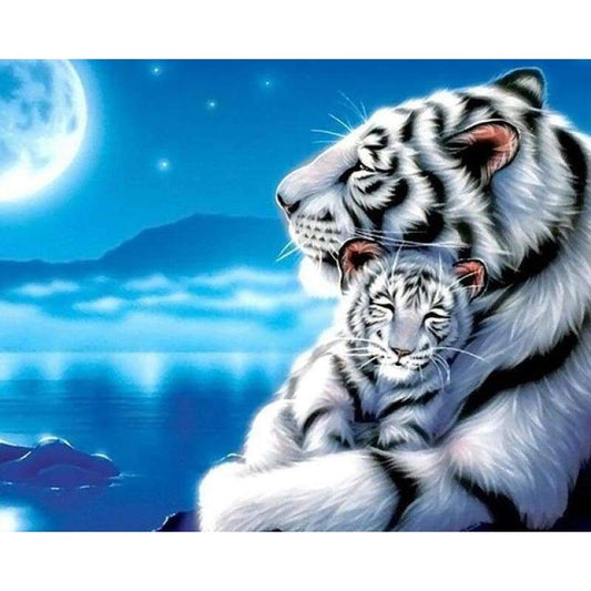 New Dream Rhinestones Animal Tiger 5d Diy Diamond Painting Kits VM9079
