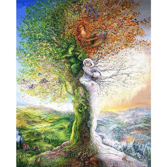 New Fantasy Landscape Trees Patterns Diy 5d Crystal Diamond Painting Kits VM20056