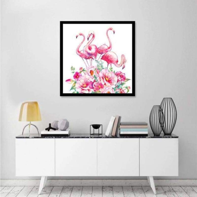 2019 New Flamingos 5d Diy Cross Stitch Diamond Painting Kits QB6450