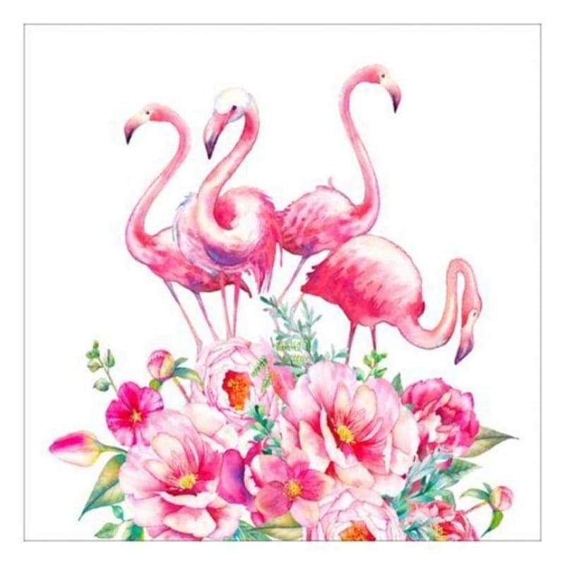 2019 New Flamingos 5d Diy Cross Stitch Diamond Painting Kits QB6450