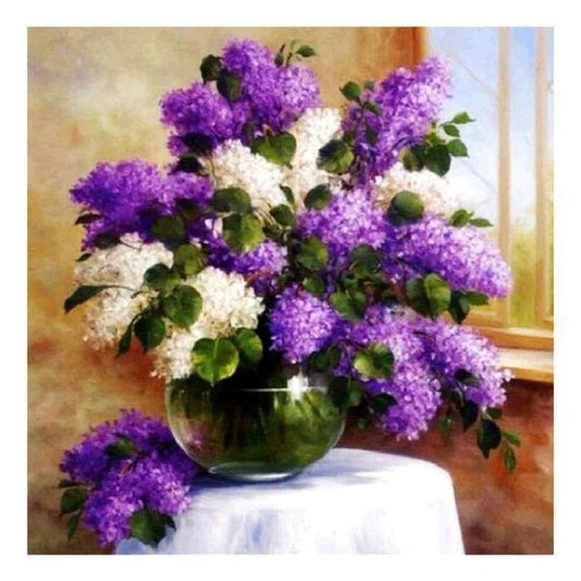 New Flower 5d Diy Cross Stitch Diamond Painting Kits QB6411