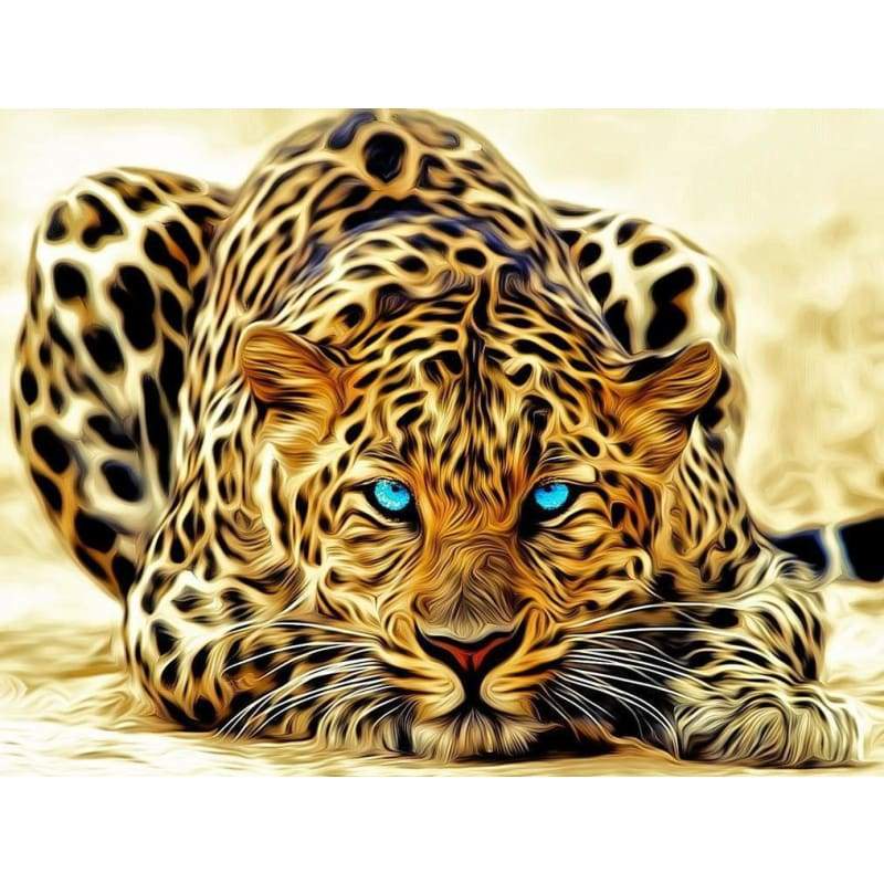New Hot Sale Animal Portrait Leopard 5d Diy Diamond Painting Kits VM8069
