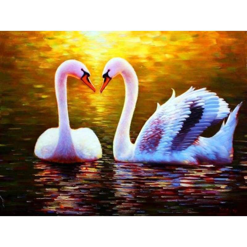 New Hot Sale Animal Swan 5d Diy Diamond Painting Kits VM9152