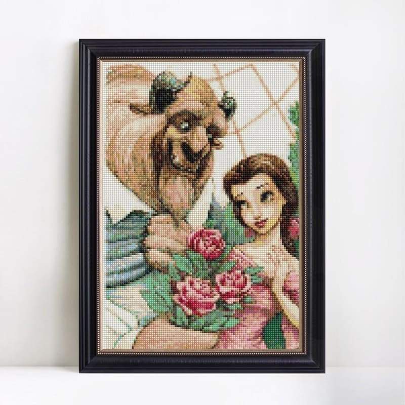 New Hot Sale Beauty And Animal 5d Diamond Painting Cross Stitch VM8599
