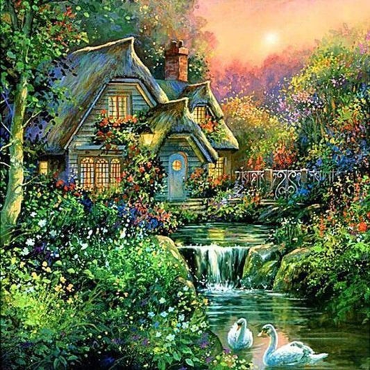 2019 New Hot Sale Cartoon Villa 5d Diy Diamond Painting Kits VM49120