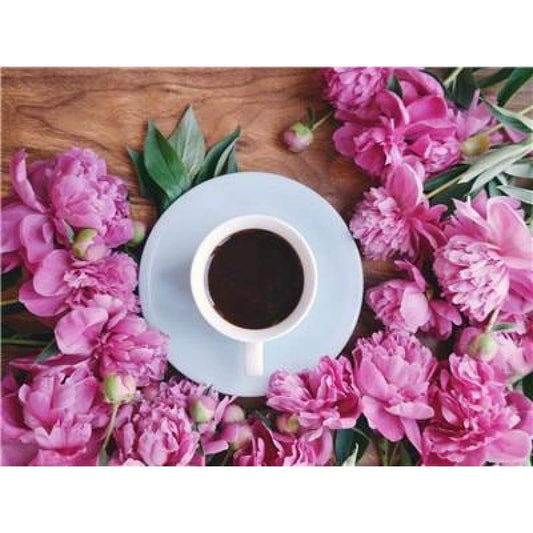 New Hot Sale Coffee Cup And Flower Picture Diy 5d Diamond Painting Kits VM3006