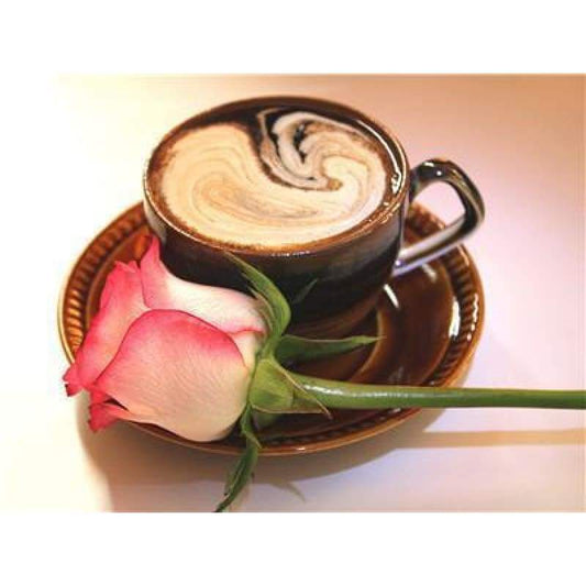 New Hot Sale Coffee Cup And Flowers Diy 5d Bling Bling Art Diamond Painting Kits VM3008