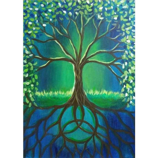 2019 New Hot Sale Color Tree 5d Diy Diamond Painting Kits VM9417