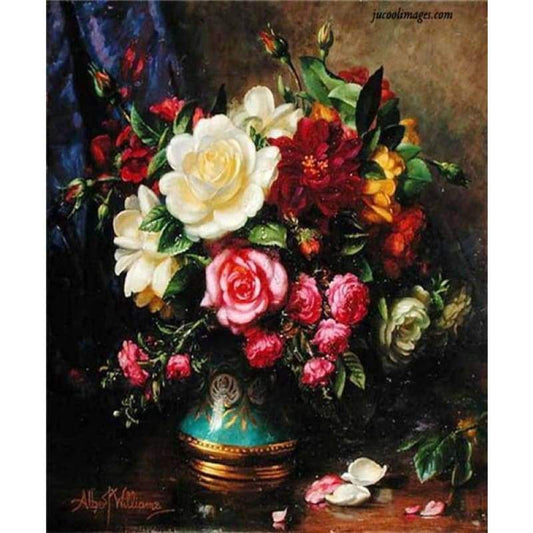 New Hot Sale Colorful Flower 5d Diamond Pictures Diy Diamond Painting Kits VM1995