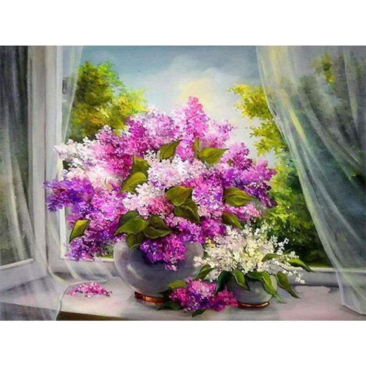 New Hot Sale Colorful Flower 5d Diy Diamond Painting Flowers VM1158