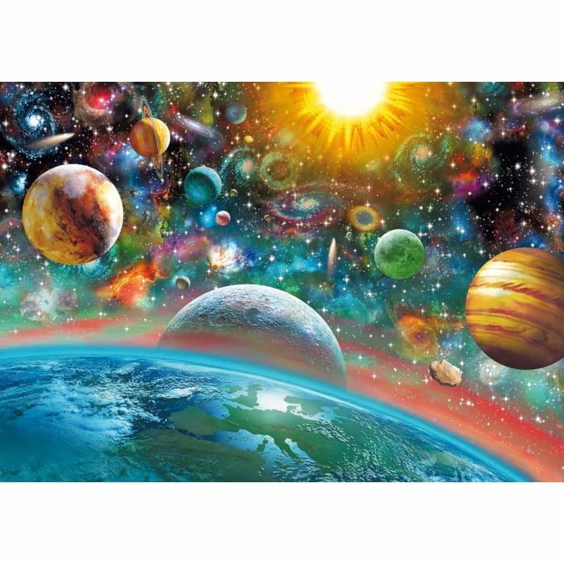 2019 New Hot Sale Colorful Star Space Diamond Cross Stitch 