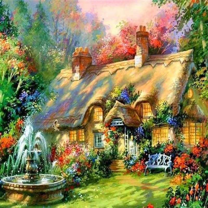New Hot Sale Cottage 5d Diy Diamond Painting Kits VM09123