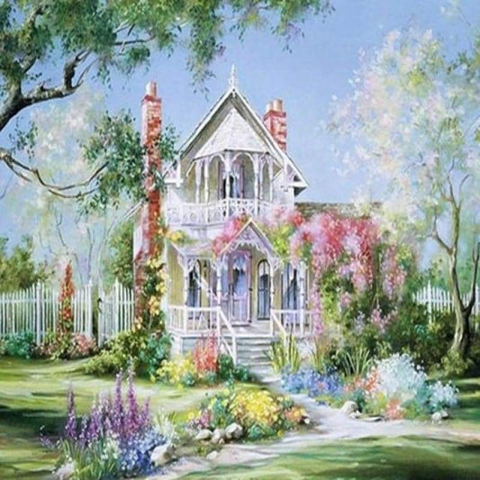 New Hot Sale Cottage Picture 5d Diy Diamond Painting Kits VM09117
