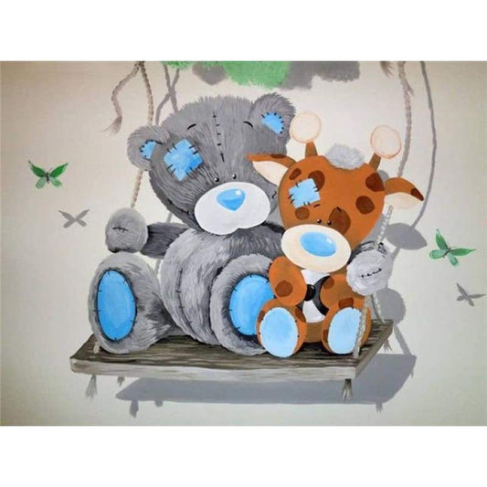 2019 New Hot Sale Cute Bear Gift 5d Diy Diamond Painting Kits VM97604