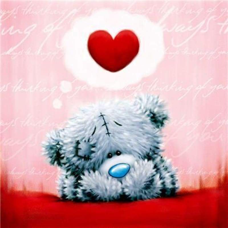 2019 New Hot Sale Cute Teddy Bear Diamond Painting Cross Stitch Kits VM20024