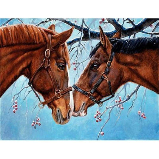 New Hot Sale Embroidery Horse 5d Diy Diamond Painting Kits VM38521