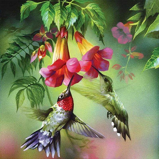 New Hot Sale Embroidery Wall Decor 5d Diy Diamond Painting Flower And Bird Kits VM7867
