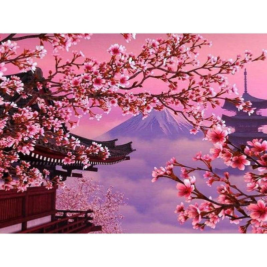 2019 New Hot Sale Fuji Mountain Landscape 5d Diy Diamond Painting Kits VM9156