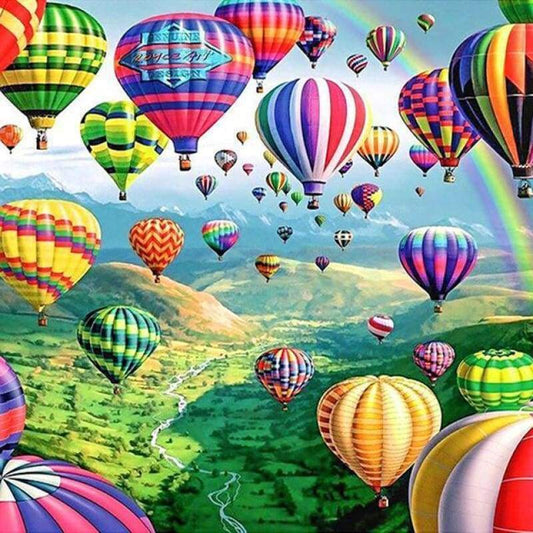 2019 New Hot Sale Gift Colored Balloons 5d Diy Diamond Painting Kits VM8135
