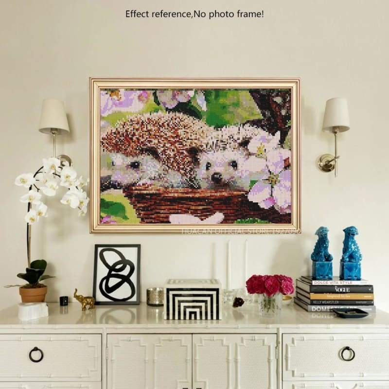 2019 New Hot Sale Hedgehog Pattern 5d Diy Diamond Painting Kits VM9071
