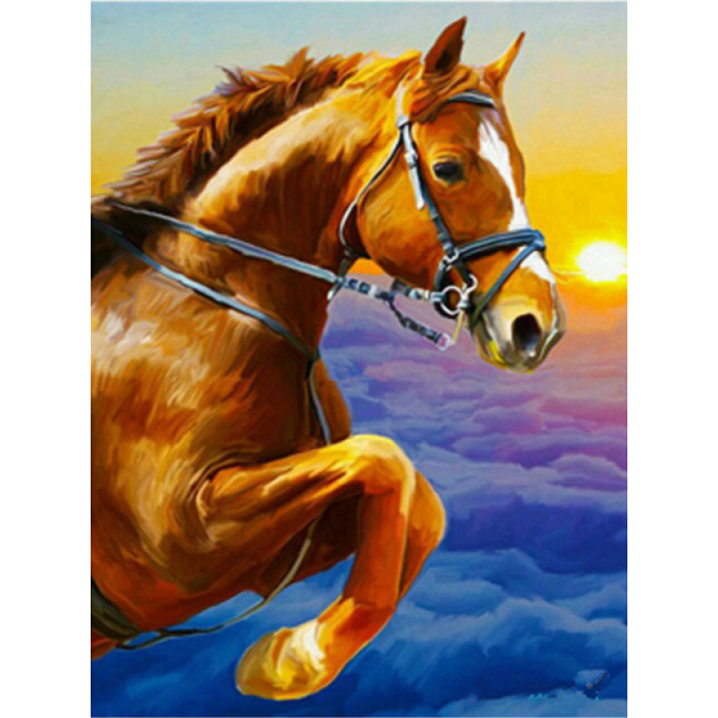 New Hot Sale Horse Picture 5d Diy Diamond Painting Kits VM9774