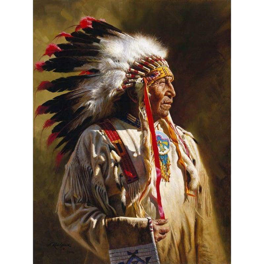 2019 New Hot Sale Indian Soldier Portrait Diy 5d Crystal Diamond Painting Kits VM20068