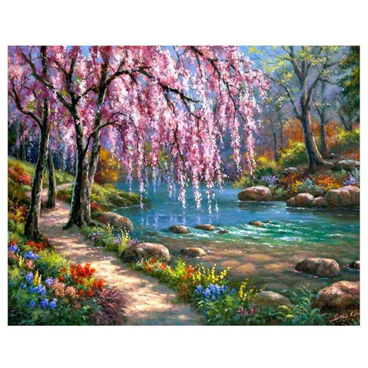 2019 New Hot Sale Landscape Home Decor 5d Diy Diamond Painting Kits VM9082