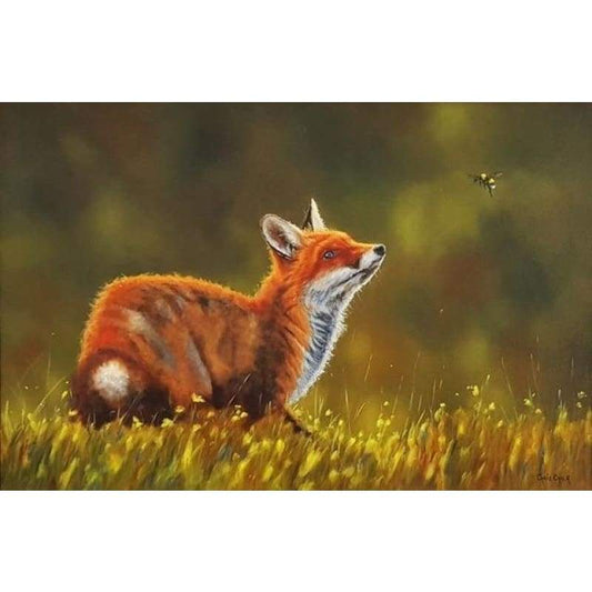 New Hot Sale Mosaic Home Decor Animal Fox 5d DIY Diamond Painting Kits VM8292