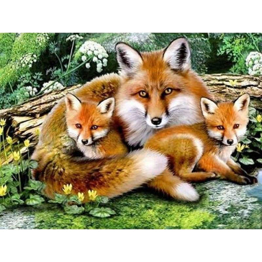 2019 New Hot Sale Mosaic Painting Home Decor Fox DIY Diamond Painting Kits VM8291