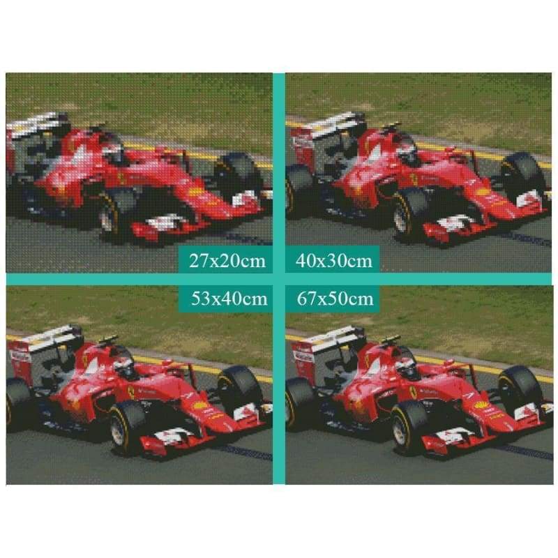 2019 New Hot Sale Popular Formula 1 Racing Car Diamond Painting Kits NB0310