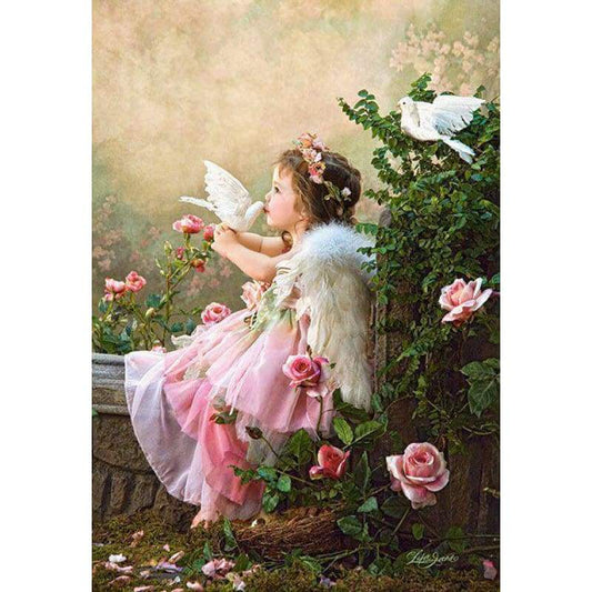 2019 New Hot Sale Rhinestone Fairy Angel 5D DIY Diamond Painting Kits VM7657