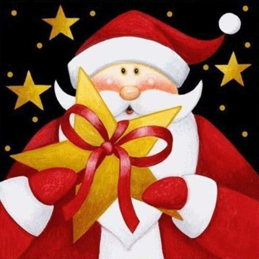 2019 New Hot Sale Santa Claus Moon Star 5d Diy Diamond Painting Kits VM92516
