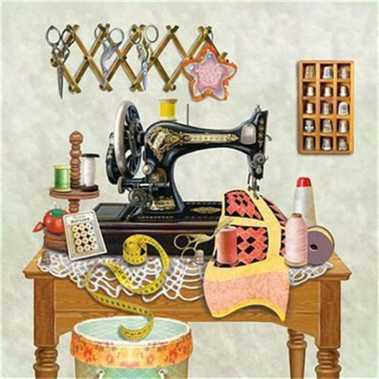 New Hot Sale Sewing Machine Pattern 5d Diamond Painting Set VM01110