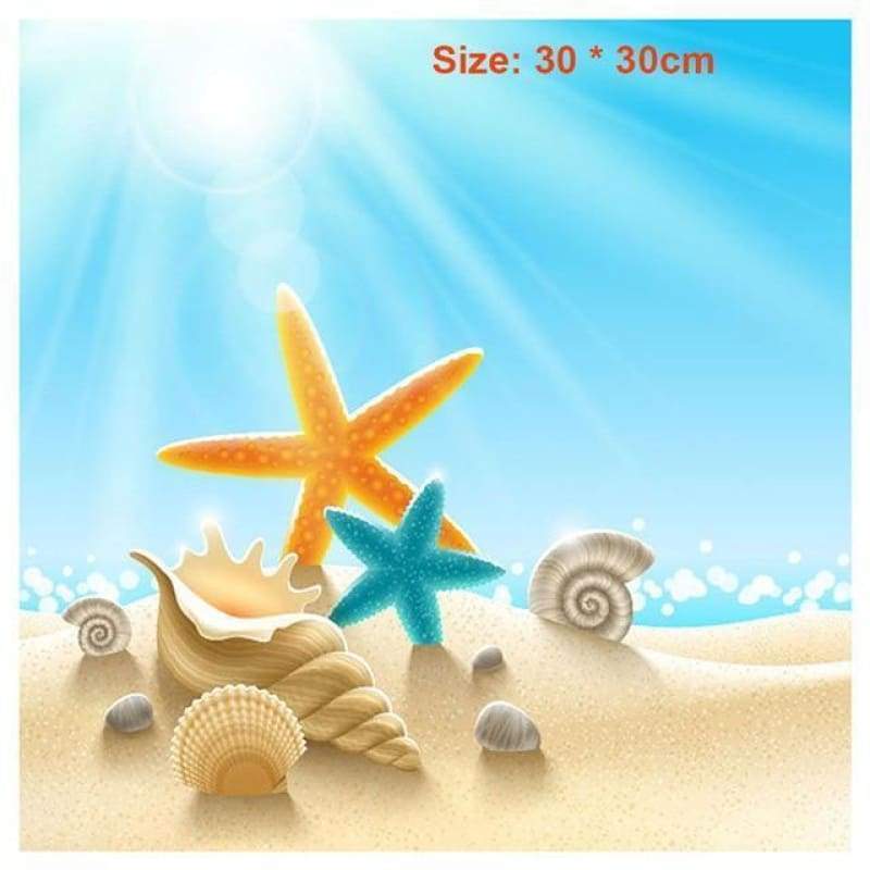 New Hot Sale Starfish Summer Party 5d Diy Diamond Painting Kits VM9088