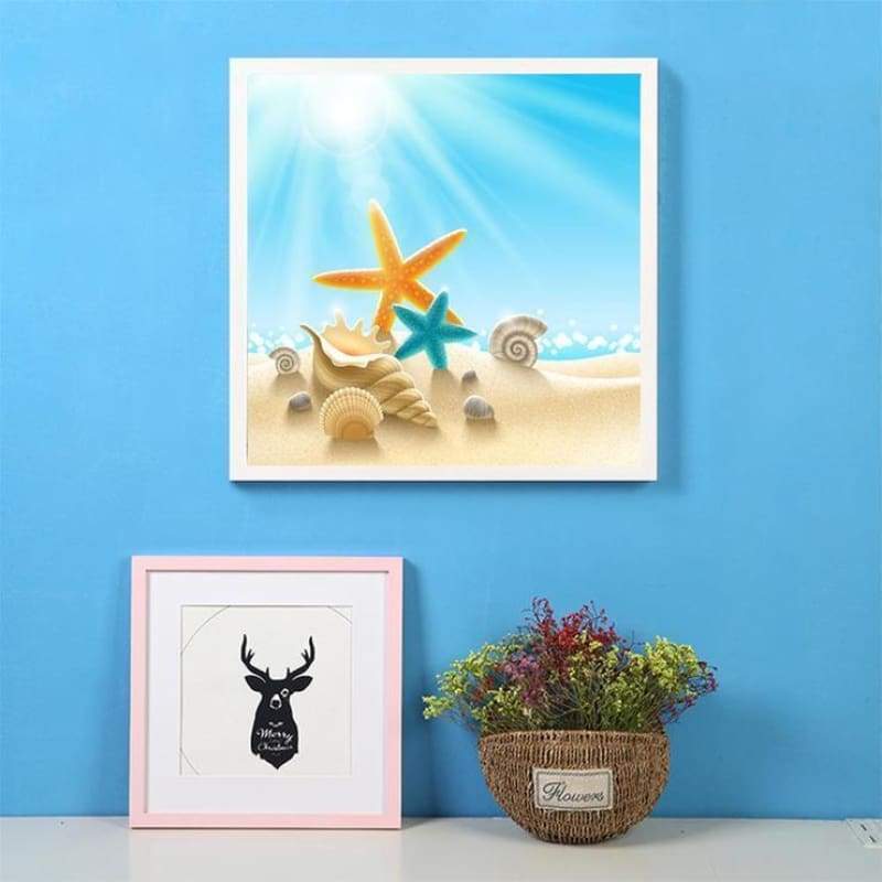 New Hot Sale Starfish Summer Party 5d Diy Diamond Painting Kits VM9088