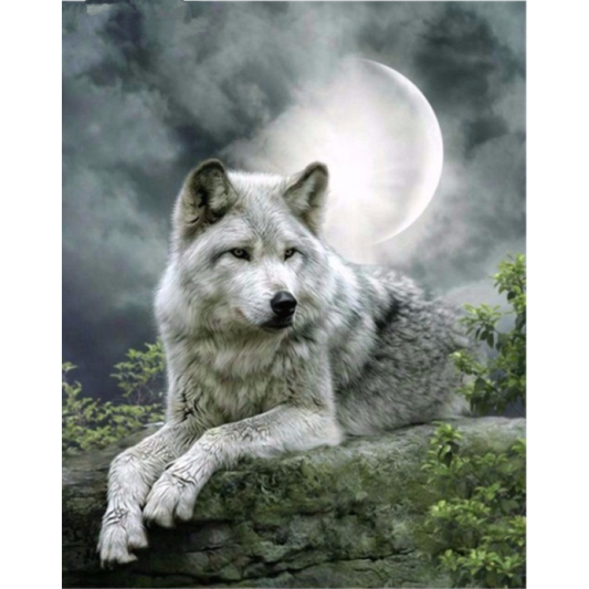 2019 New Hot Sale Stitch Kit 5d Diy Diamond Painting Wolf VM8621