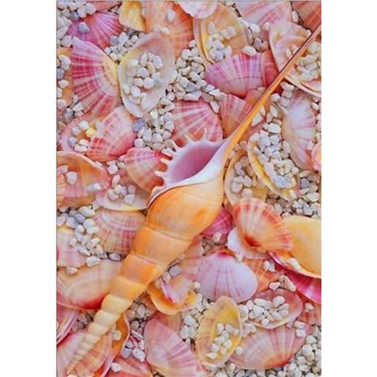 New Hot Sale Summer Beach Starfish Shell Pebble 5d Diy Diamond Painting Kits VM07338