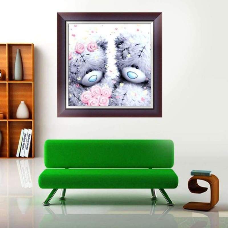 2019 New Hot Sale Teddy Bear Pattern Diamond Painting Cross Stitch Kits VM39023