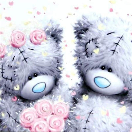 2019 New Hot Sale Teddy Bear Pattern Diamond Painting Cross Stitch Kits VM39023