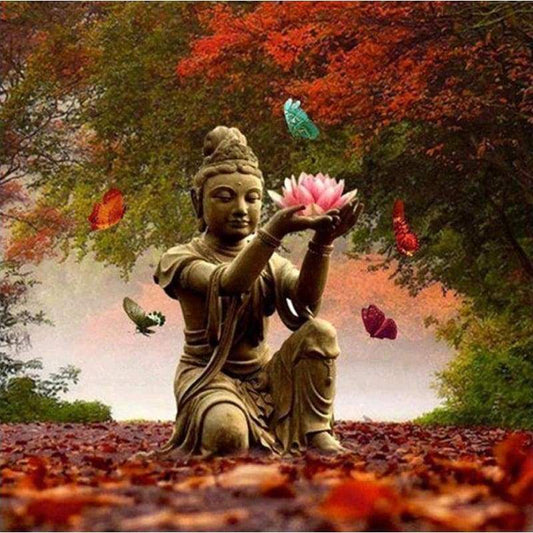 New Hot Sale Wall Decor 5d Diy Diamond Painting Buddha Kits VM7866