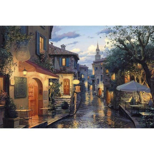 2019 New Hot Sale Wall Decor Landscape Street 5d Diy Diamond Painting Kits VM04098