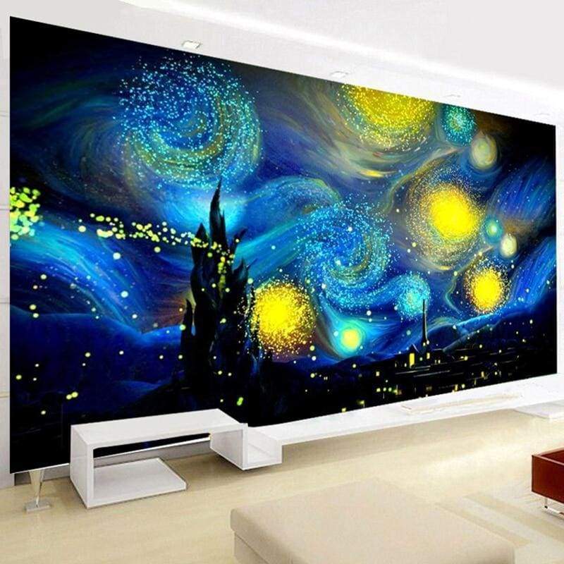 New Large Size Abstract Sky Space 5d Diy Diamond Painting Kits VM9703