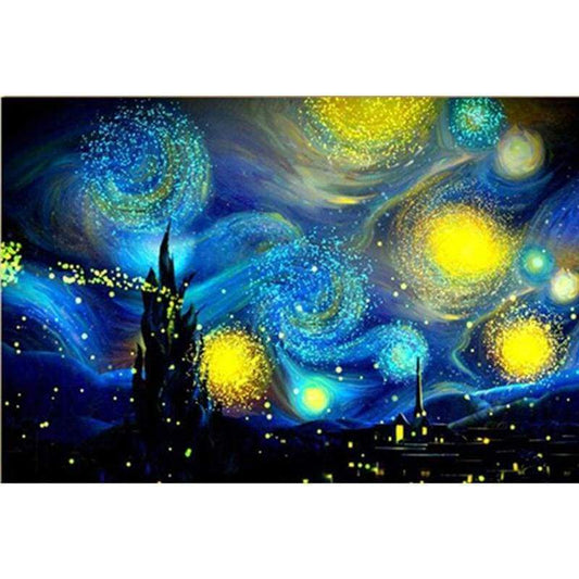New Large Size Abstract Sky Space 5d Diy Diamond Painting Kits VM9703