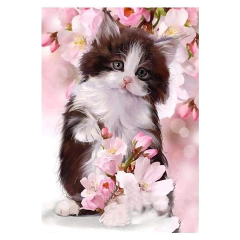 New Oil Painting Style Cat 5d Diy Cross Stitch Diamond Painting Kits QB6454