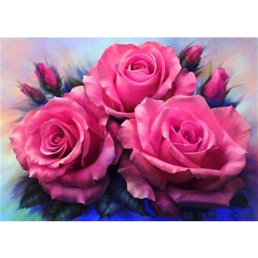 New Purple Flower 5d Diy Diamond Painting Kits VM19976