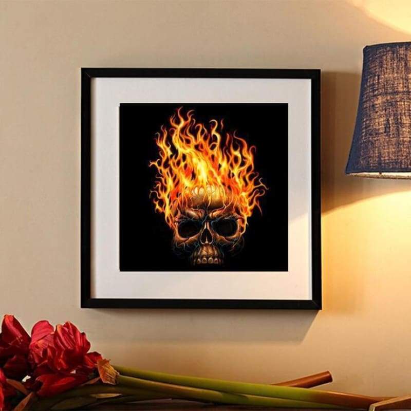 New Skull Pattern 5d Diy Cross Stitch Diamond Painting Kits VM8749