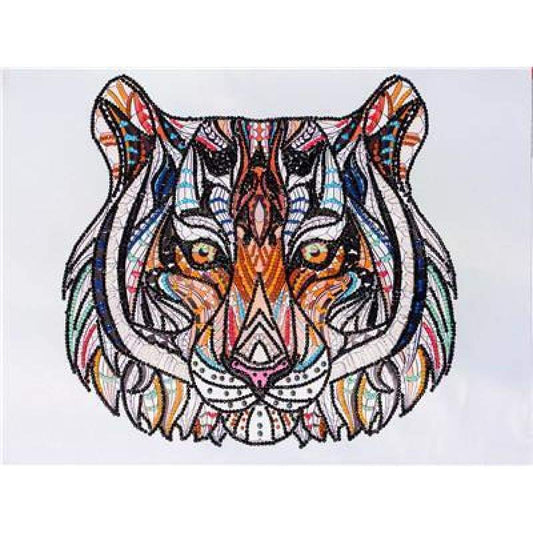 2019 New Special Tiger Pattern 5d Diy Diamond Painting Kits VM8008