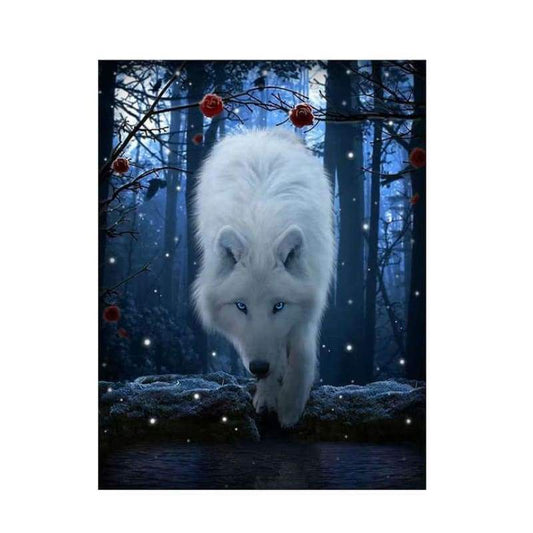 2019 New Wolf Pattern 5d Diy Cross Stitch Diamond Painting Kits QB6581