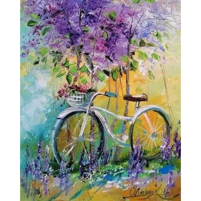 2019 Oil Painting Bicycle 5D DIY Cross Stitch Diamond Painting Kits NB0057